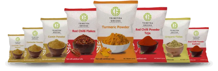 High-Quality Organic Spices - Trinetra Greens Discover the rich flavors of Trinetra Greens' organic spices. Our high-quality spices are cultivated using sustainable practices, ensuring superior taste and health benefits. Perfect for enhancing your culinary creations.